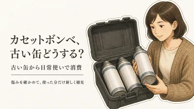 カセットボンベは古い順に使う？秋の備蓄入れ替えで決める保管場所と収納ケースの選び方